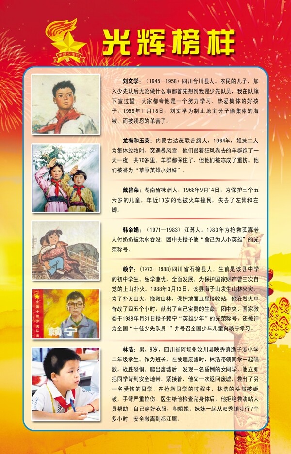 少先隊展板設(shè)計圖片