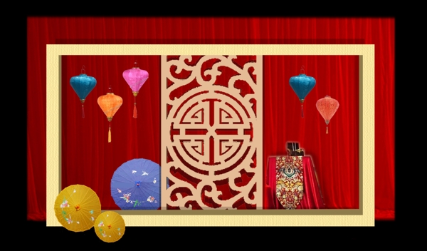 創(chuàng)意中式婚禮效果圖