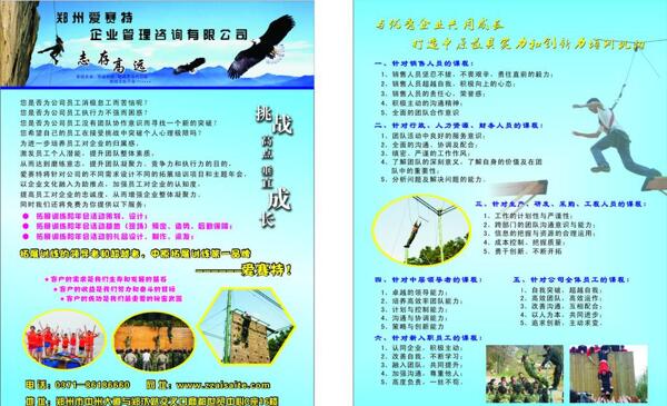 培訓(xùn)企業(yè)宣傳單