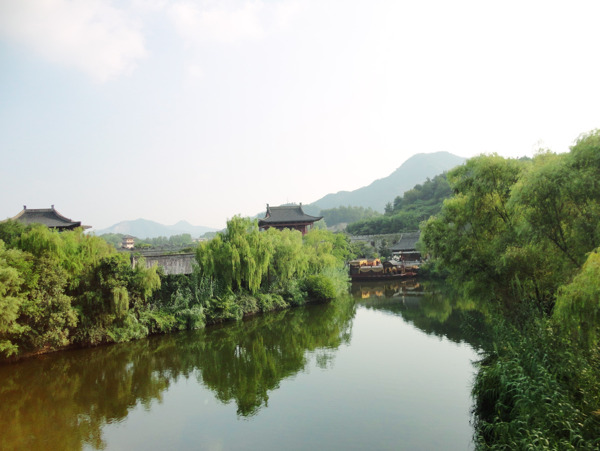 樹(shù)陰照水圖片