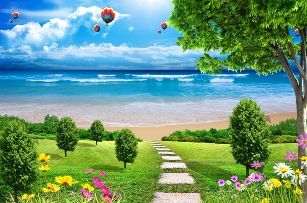 海邊風(fēng)景圖片