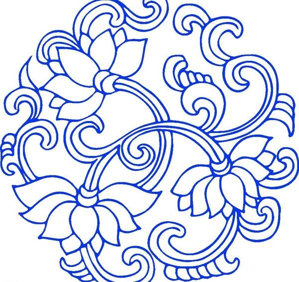 青花瓷圖案