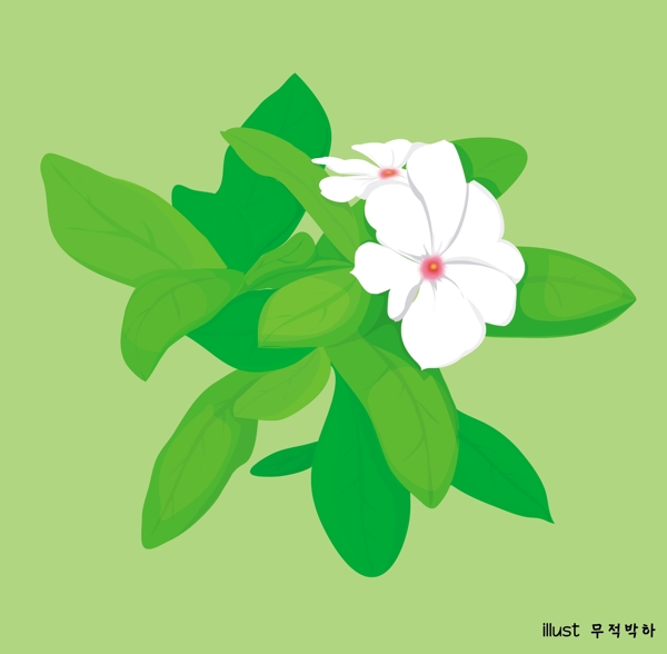 印花矢量圖插畫植物花卉色彩免費(fèi)素材
