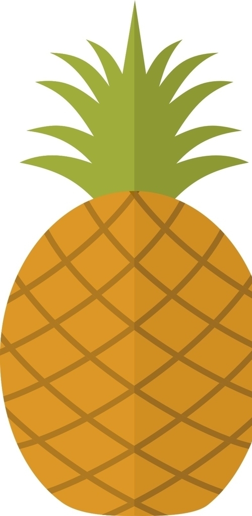 卡通水果菠萝图片