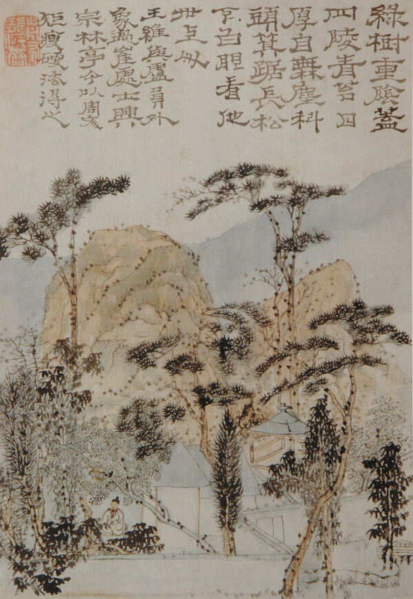 石濤宗林亭圖片