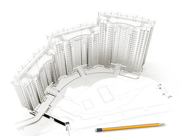 3D建筑图纸与模型
