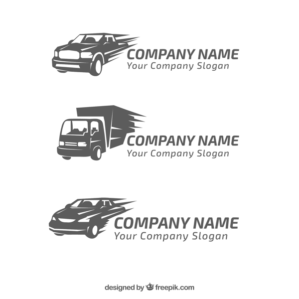 汽车类矢量创意logo