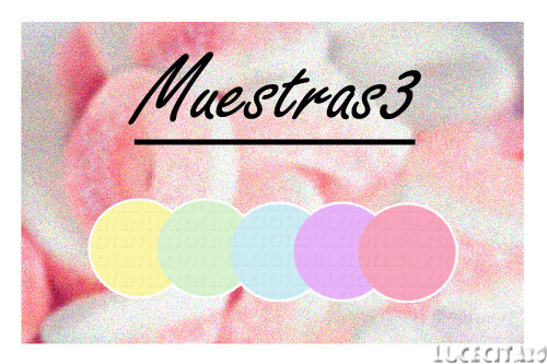 muestras粉彩