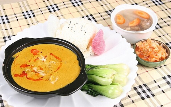 泰式咖喱牛腩饭图片