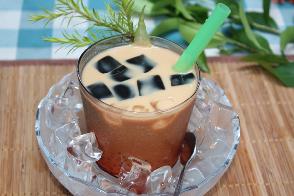 涼粉奶茶圖片
