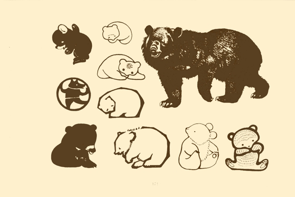 動物圖案熊圖片