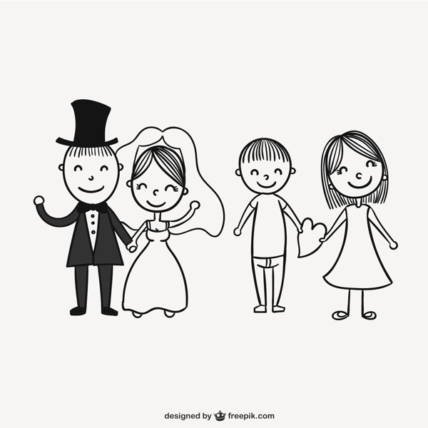 手繪婚禮卡