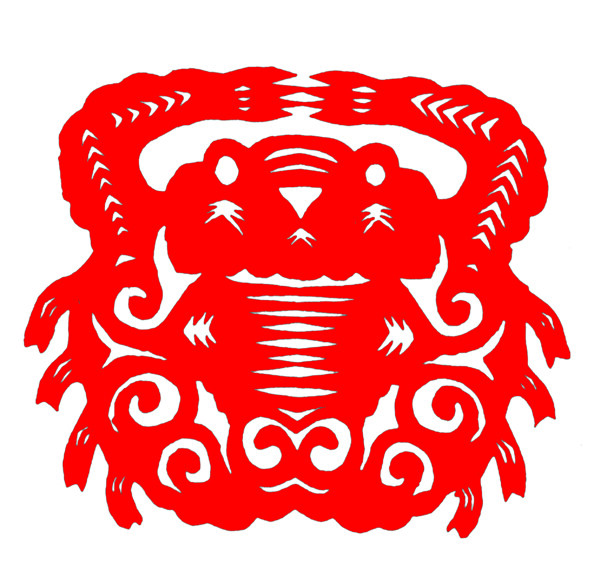 窗花剪紙民間美術(shù)0020