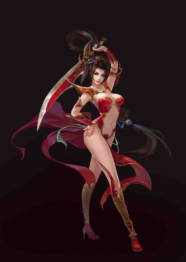游戲美女圖片