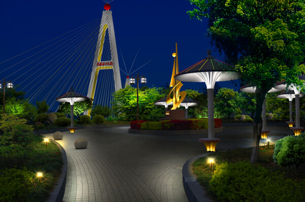 巴东城区亮化工程图片