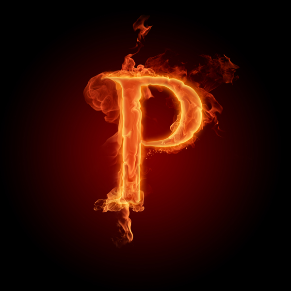燃烧着的英文字母图片素材p