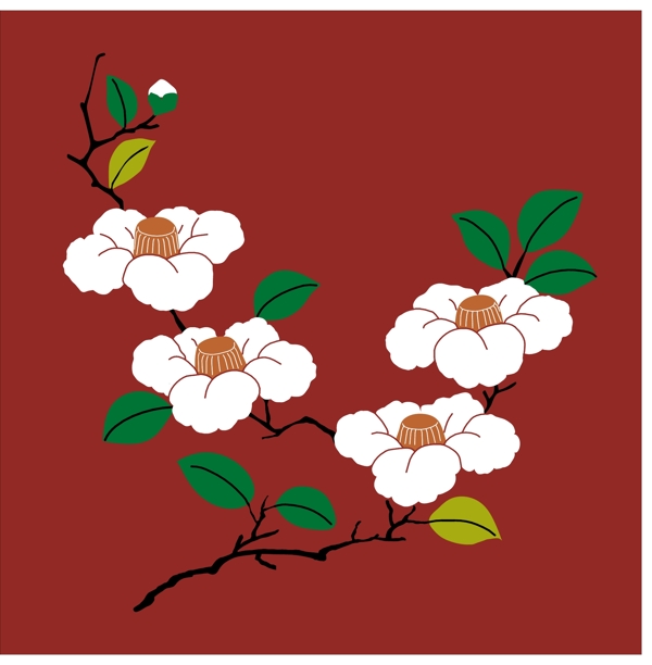 日本風(fēng)格花紋