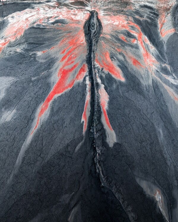 山川河流地质纹理质感背景图片