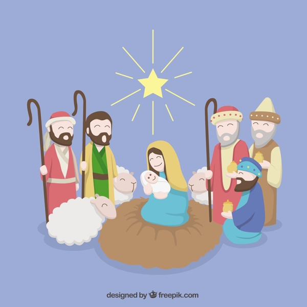 耶稣诞生的场景中心