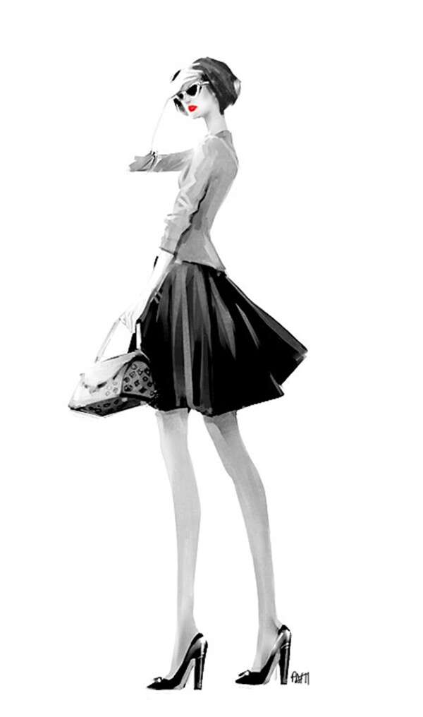 時(shí)尚女裝設(shè)計(jì)圖