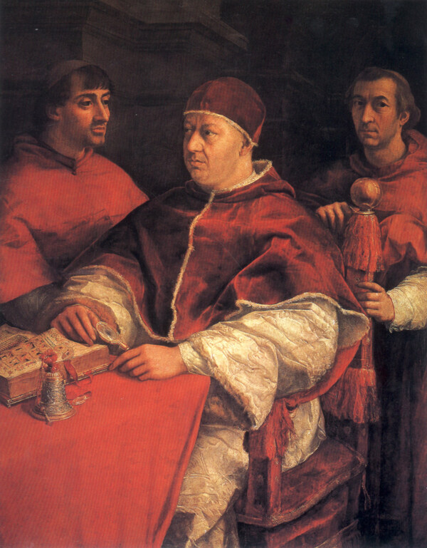 教皇利奥十世和二主教像图片