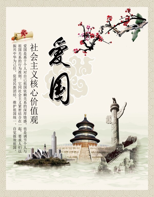 愛(ài)國(guó)社會(huì)主意價(jià)值核心觀