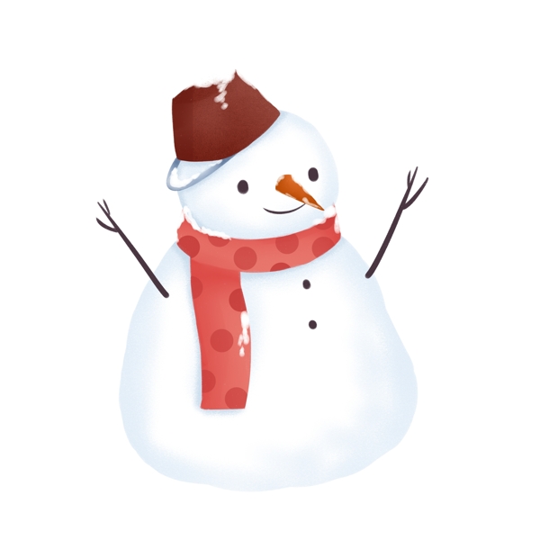 冬季雪人元素設(shè)計