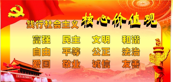 社會(huì)主義核心價(jià)值觀圖片