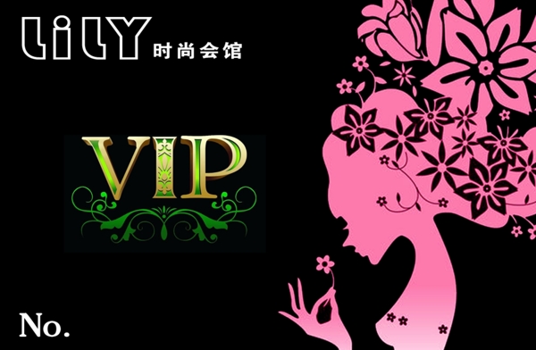 時尚vip會員卡圖片