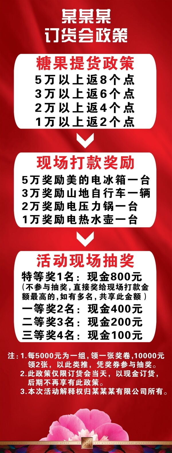 訂貨會展架