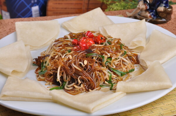 農(nóng)家卷餅菜圖片