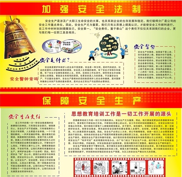 安全生產(chǎn)展板圖片