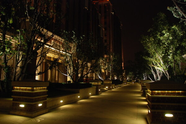 小區(qū)夜景