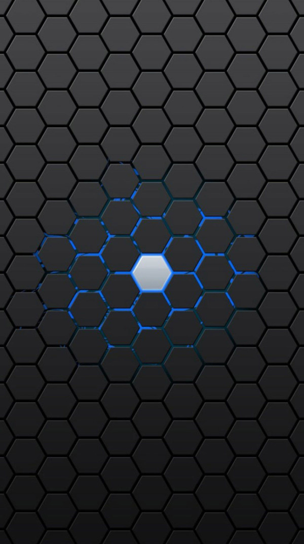 抽象蓝色几何方块H5背景素材