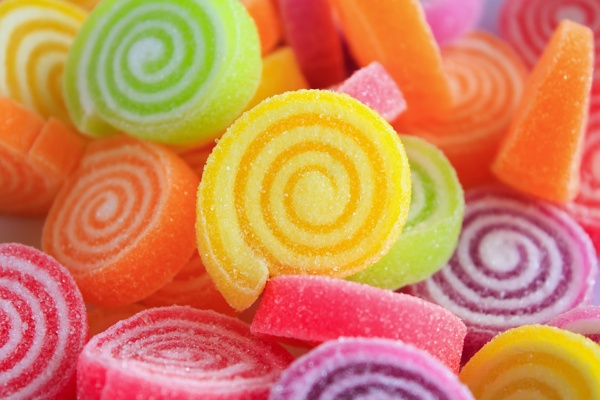 彩色糖果美食食物背景