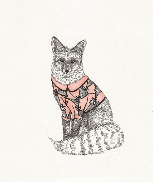 位圖插畫時尚插畫動物插畫藝術效果免費素材