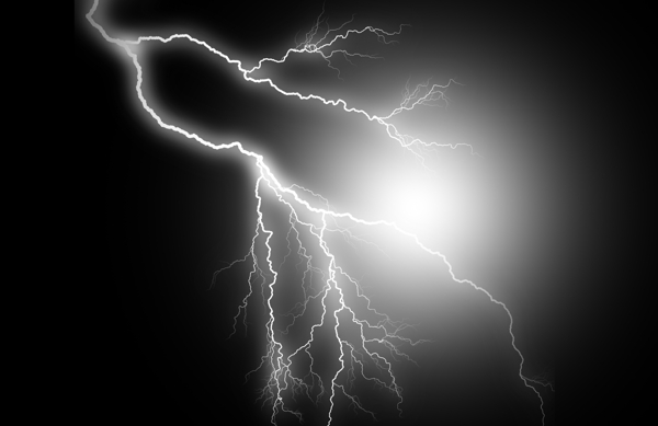閃電素材