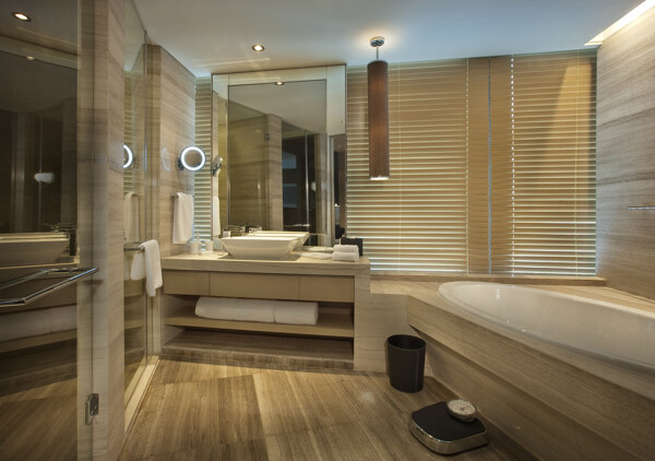 上海浦东洲际酒店洗手间设计图片
