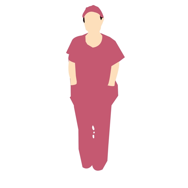 扁平化女士人物