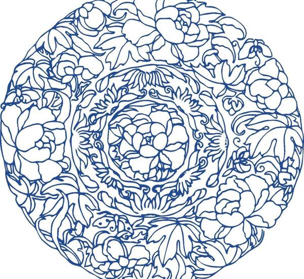 青花瓷圖案花紋