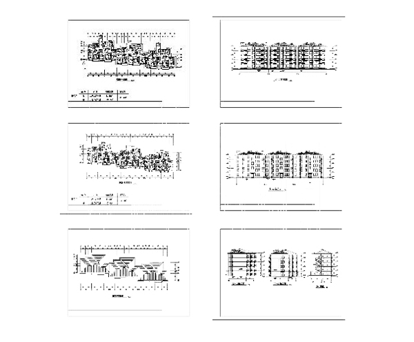 住宅方案圖cad圖紙