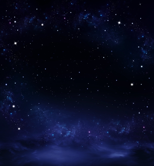 絢麗星空背景