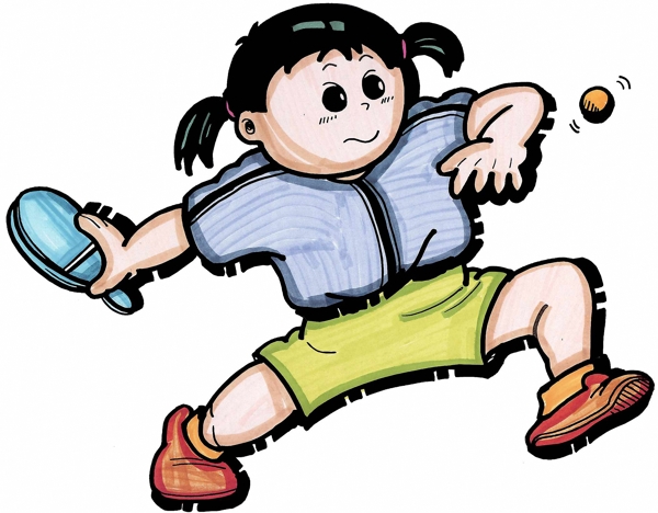 運動休閑插畫002