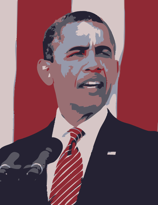 总统巴拉克奥巴马纪念日2012