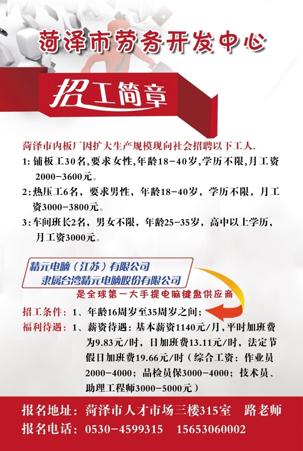 招工简章图片