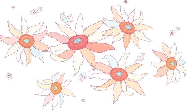 手繪小花