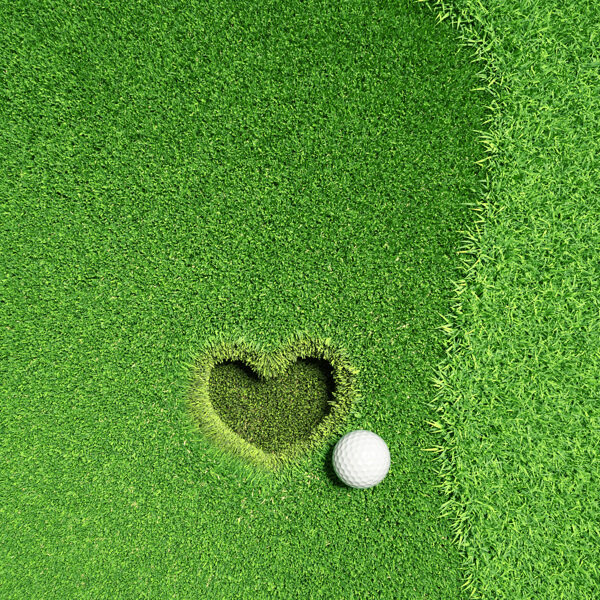 高尔夫球心形洞