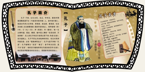 孔子圖圖片