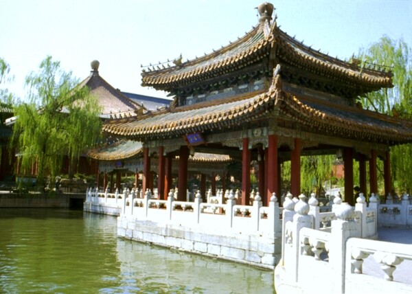 皇家园林北京园林明清亭子湖水