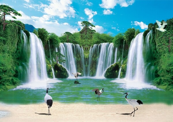 山水圖片